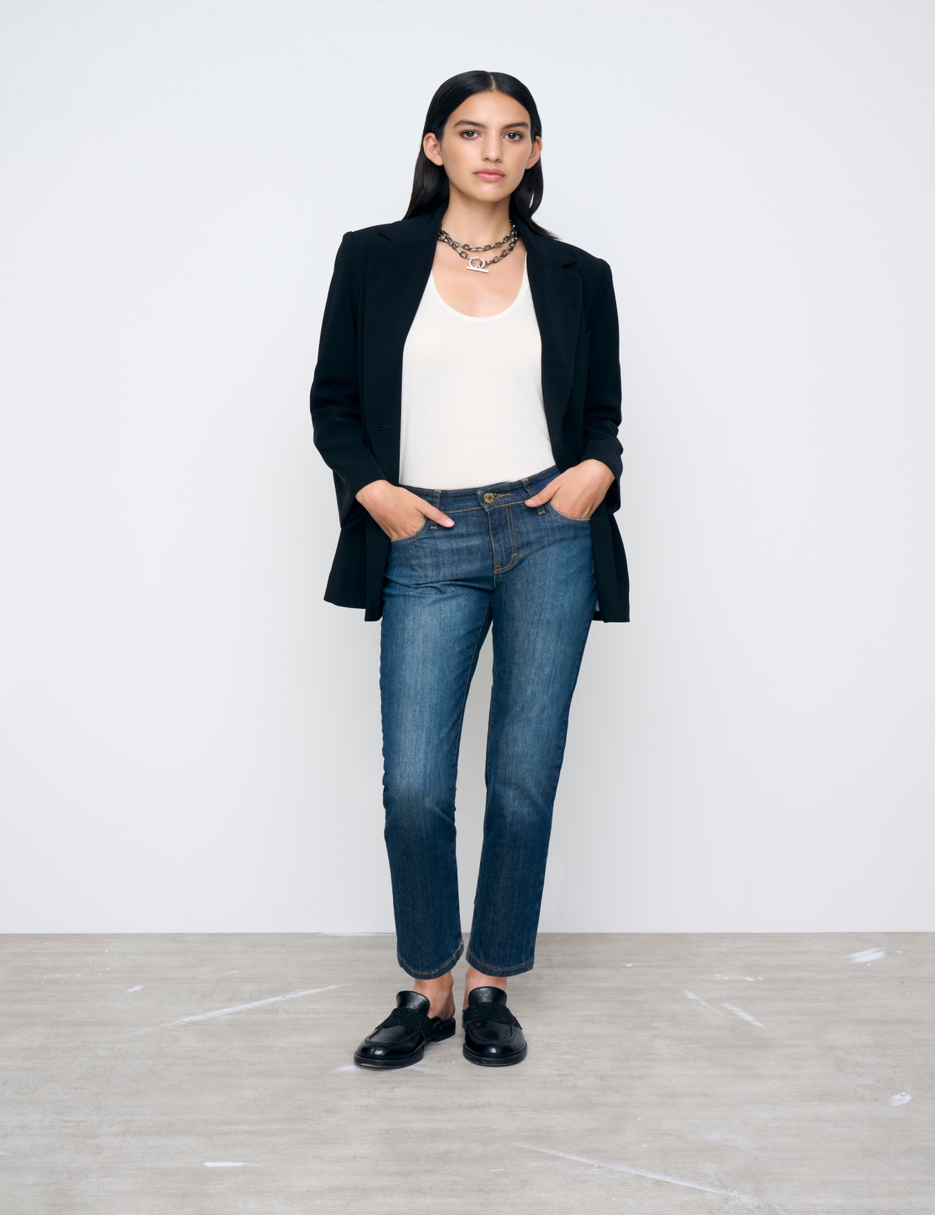 JEANS GARZON DEEP BLUE