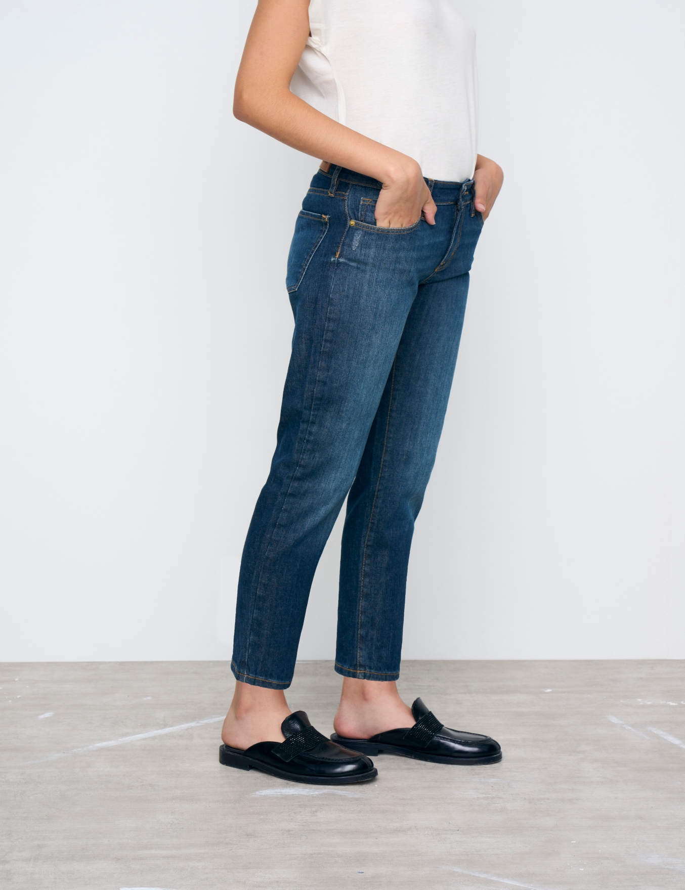 JEANS GARZON DEEP BLUE