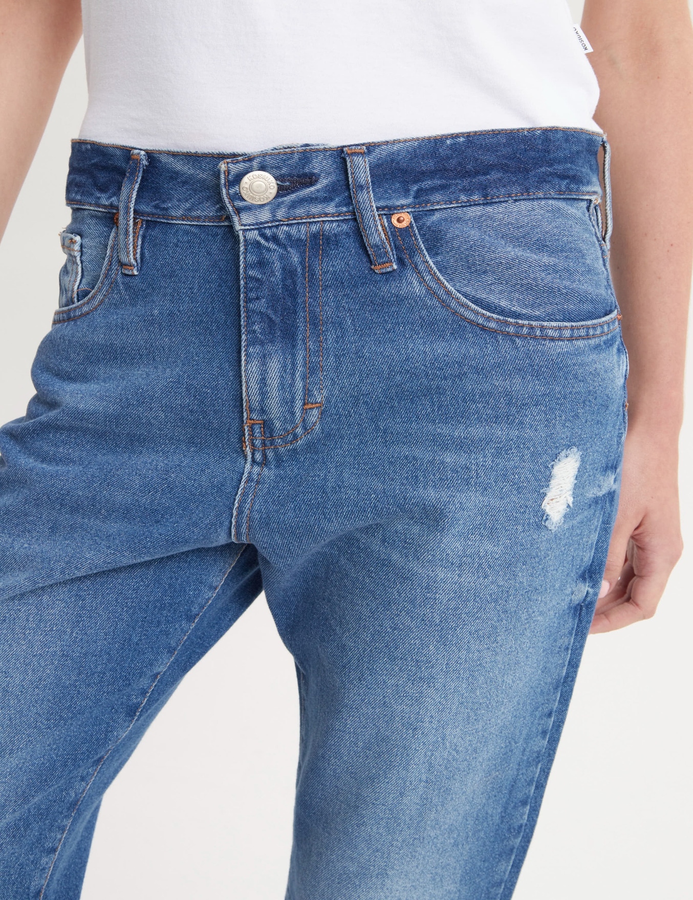 JEANS BOYFIT TASH BLUE BROKEN