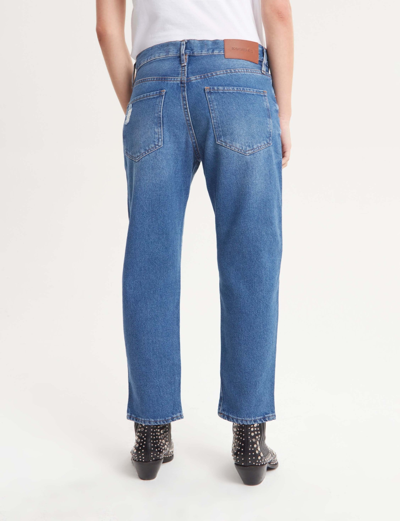 JEANS BOYFIT TASH BLUE BROKEN