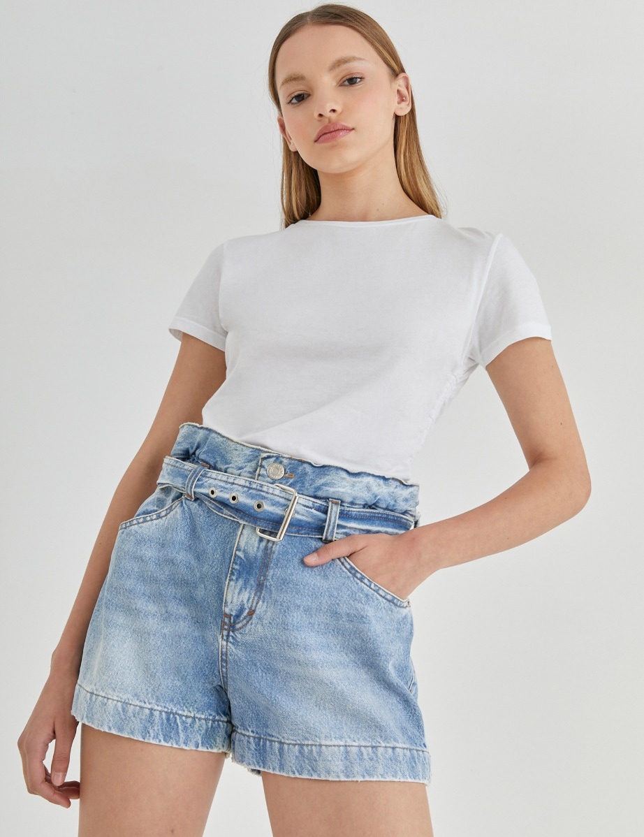 SHORT BELT BLUE