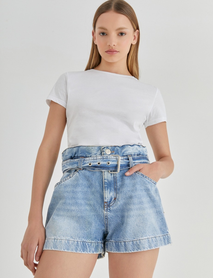 SHORT BELT BLUE