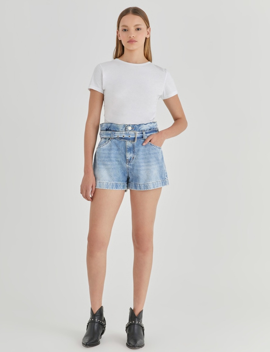 SHORT BELT BLUE
