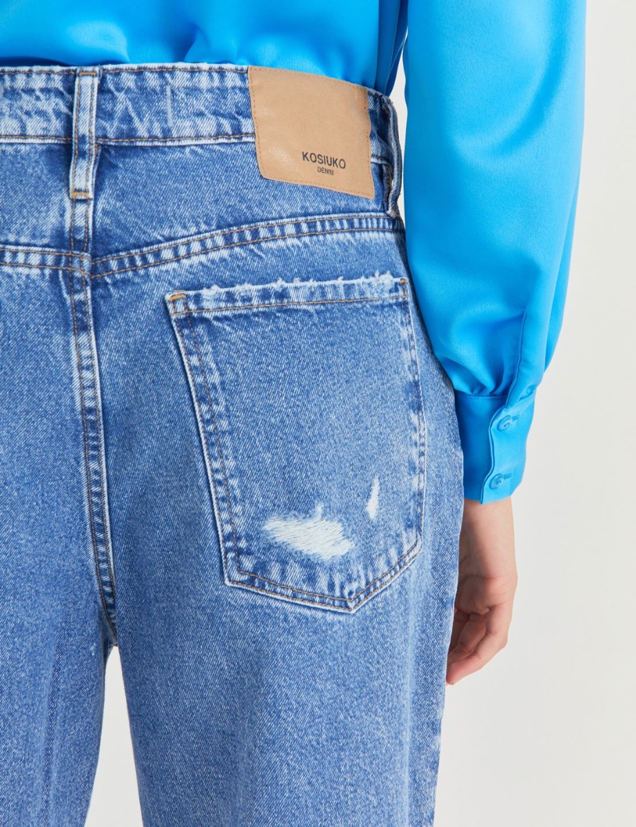 JEANS BAGGY BRITNEY BLUE BROKEN
