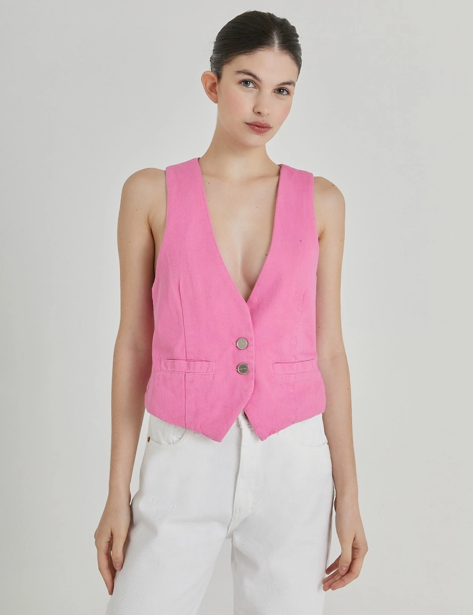 CHALECO BLINDER PINK