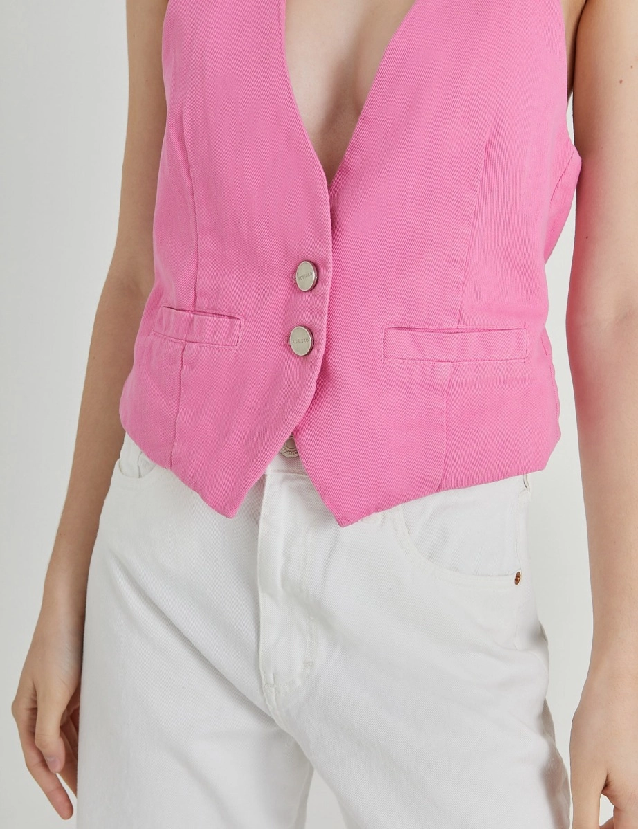 CHALECO BLINDER PINK