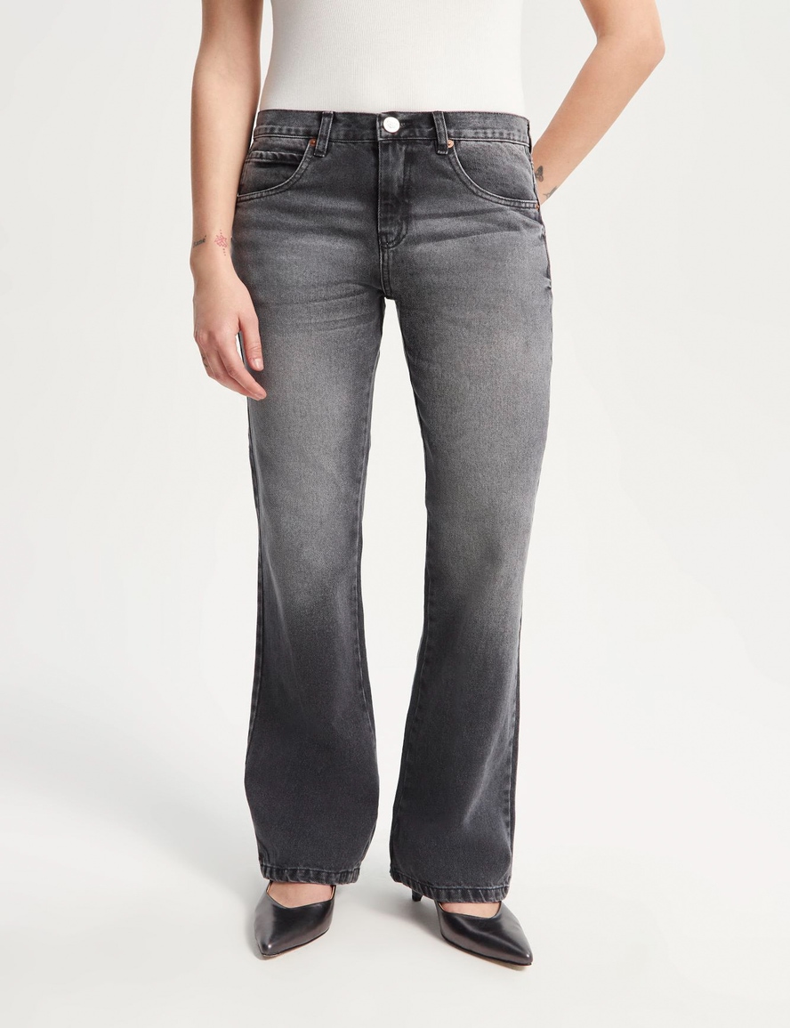 JEANS KATE WIDE BLACK