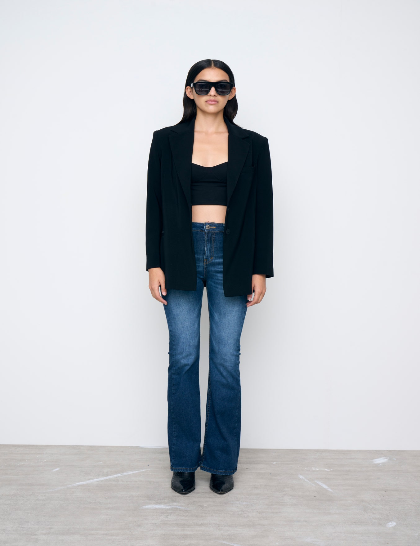 JEANS BOOTCUT SLIM BLUE