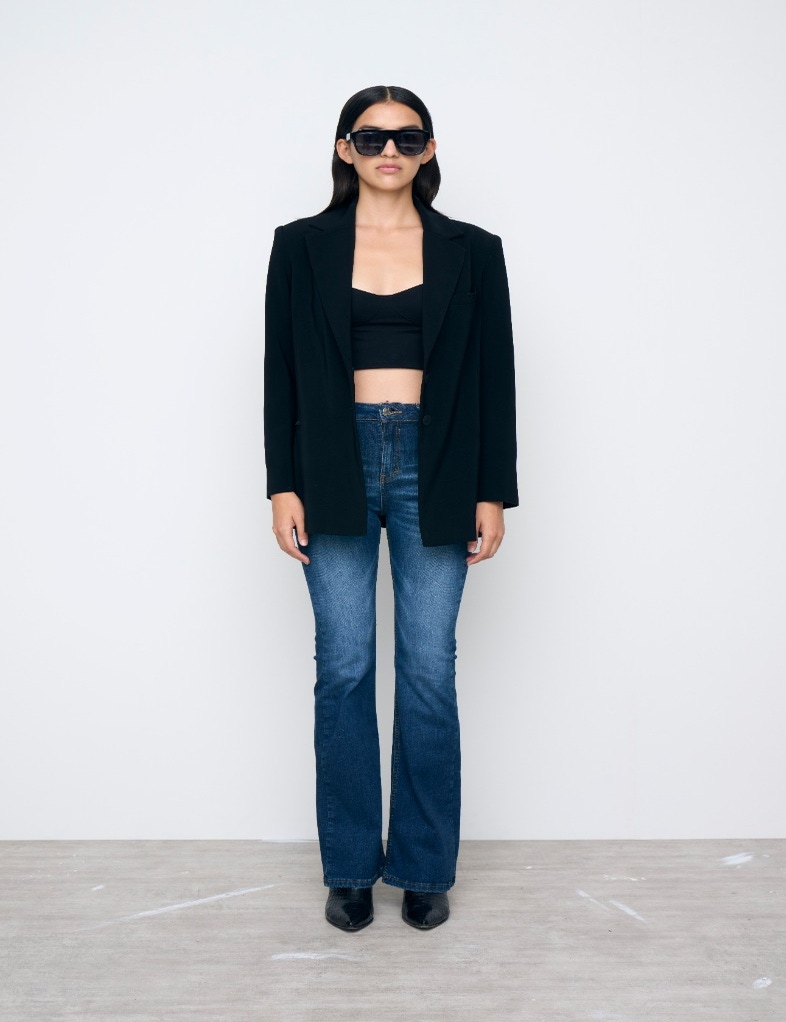 JEANS BOOTCUT SLIM BLUE