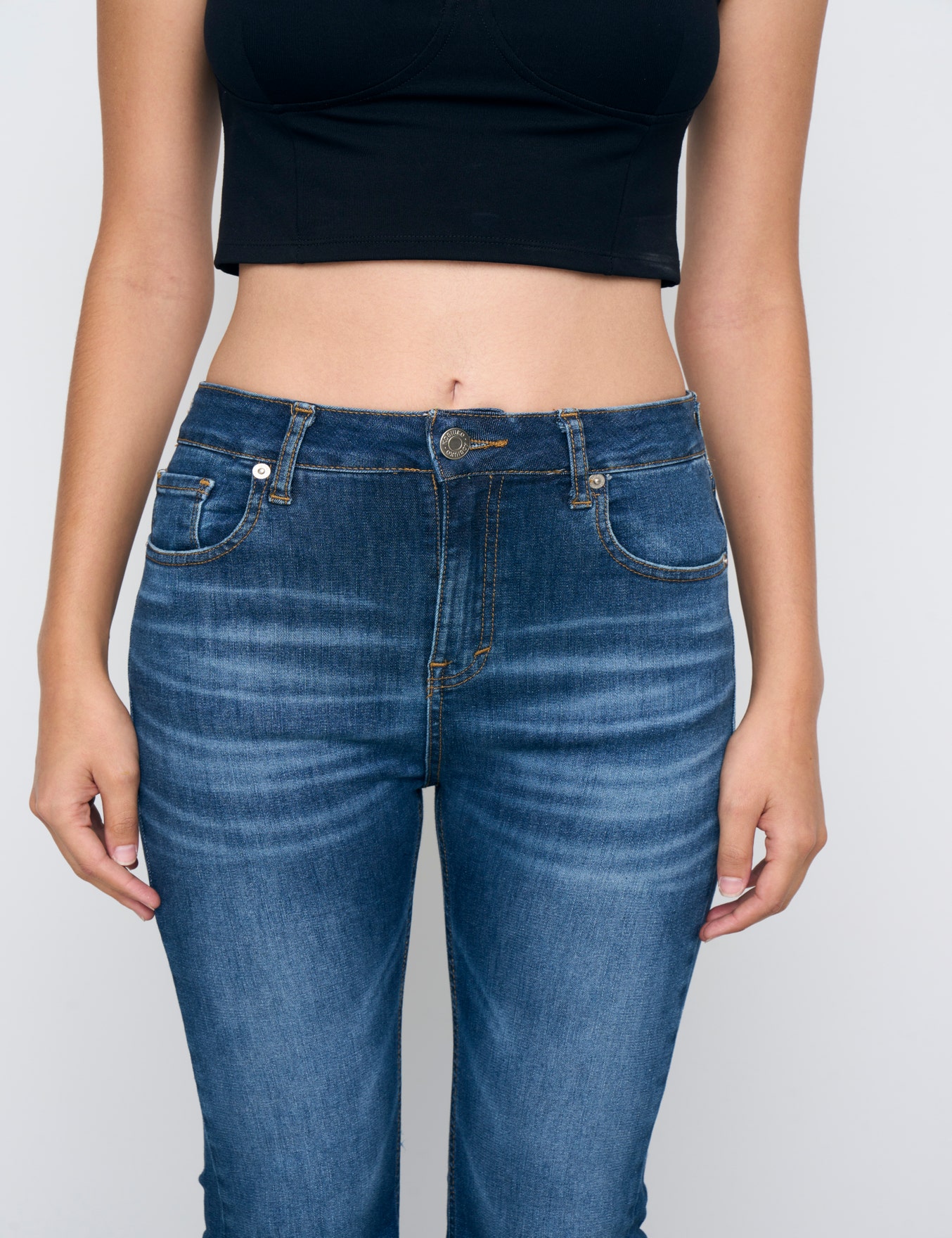 JEANS BOOTCUT SLIM BLUE