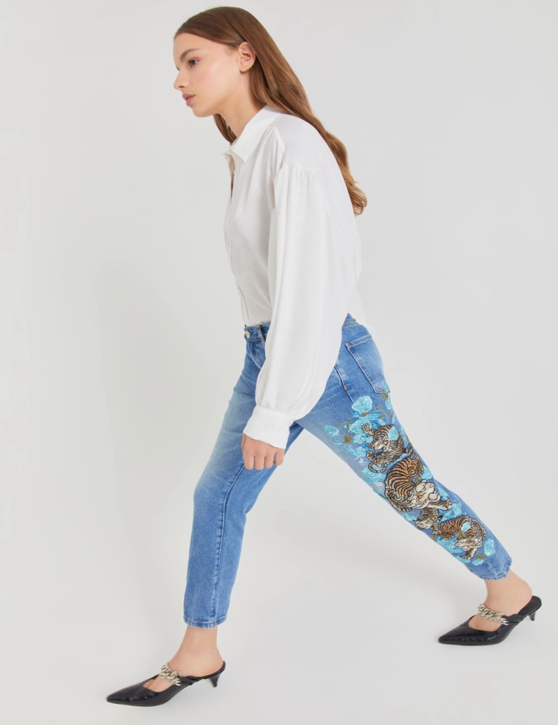 JEANS RECTO GINGER WATER TIGERS