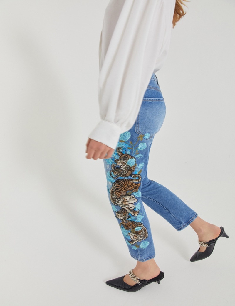 JEANS RECTO GINGER WATER TIGERS