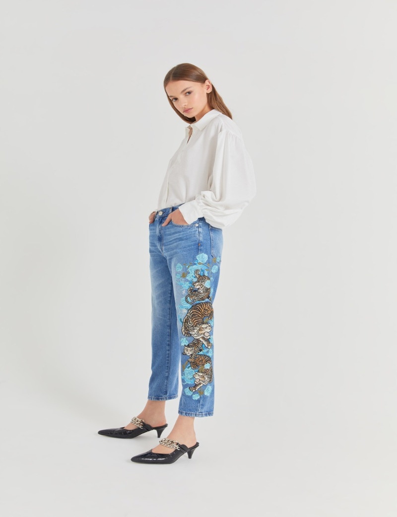 JEANS RECTO GINGER WATER TIGERS