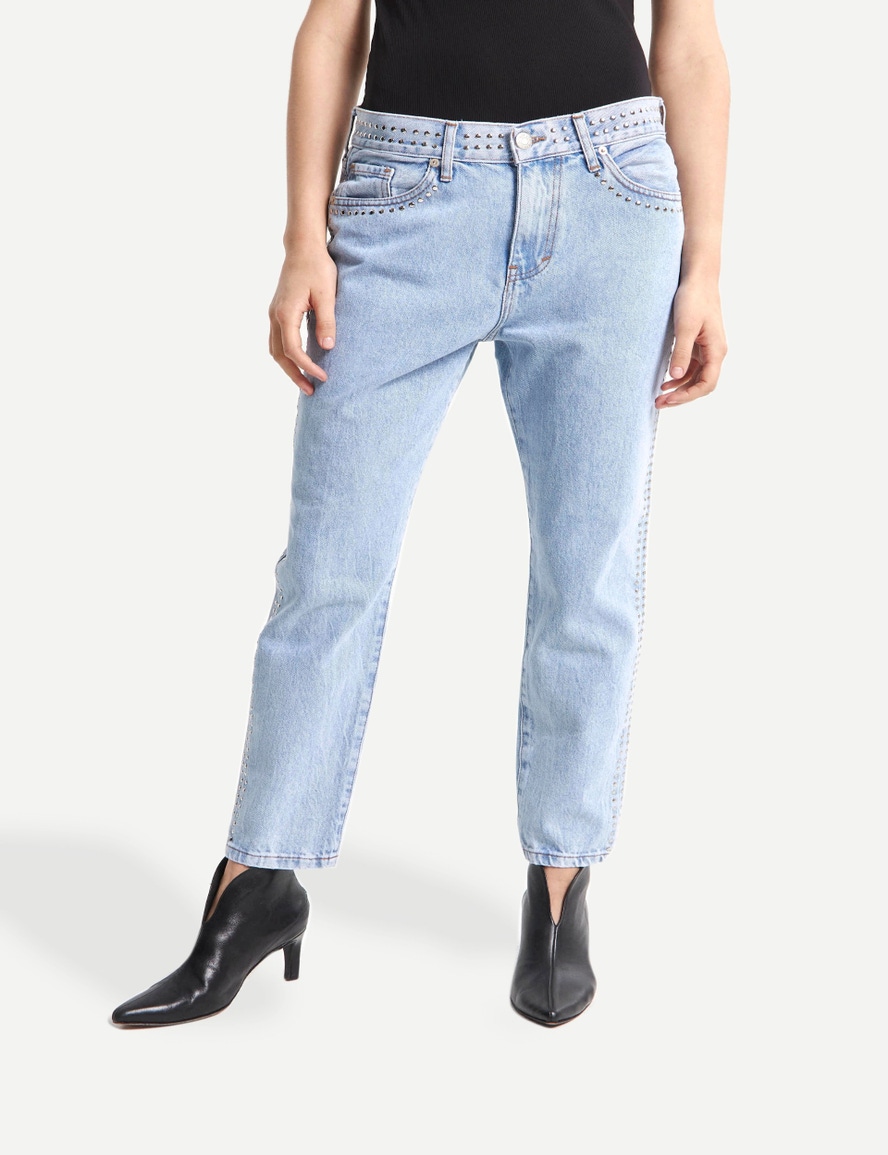 JEANS BOYFIT TASH LIGHT STUDS