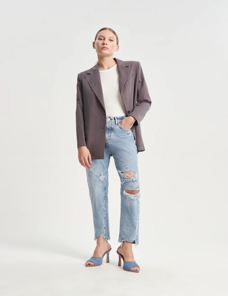 JEANS BOYFIT TASH LIGHT BLUE BROKEN
