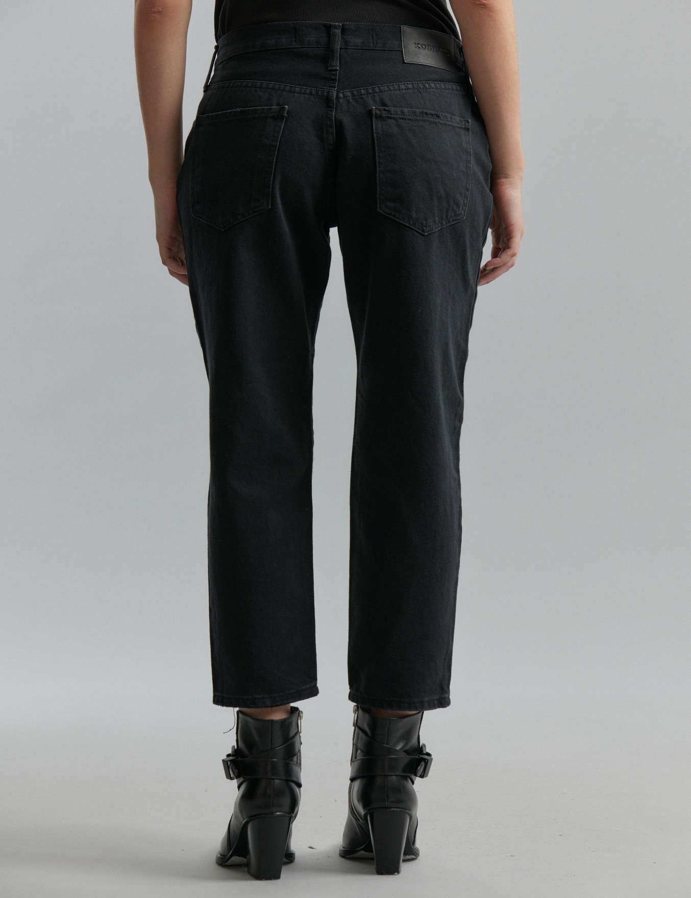 JEANS BOYFIT TASH BLACK BROKEN