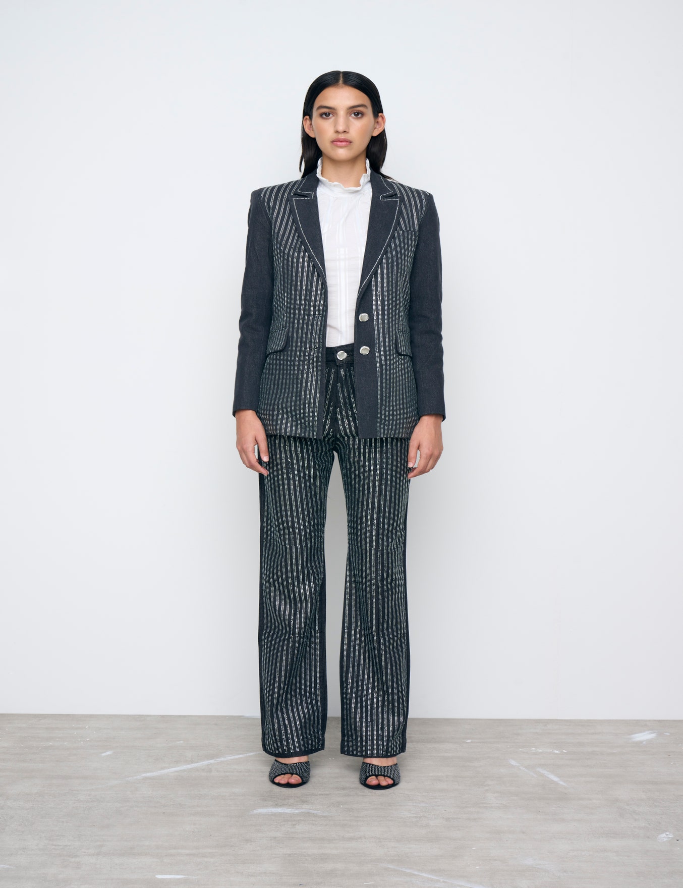 SACO TAILOR SHINY STRIPES