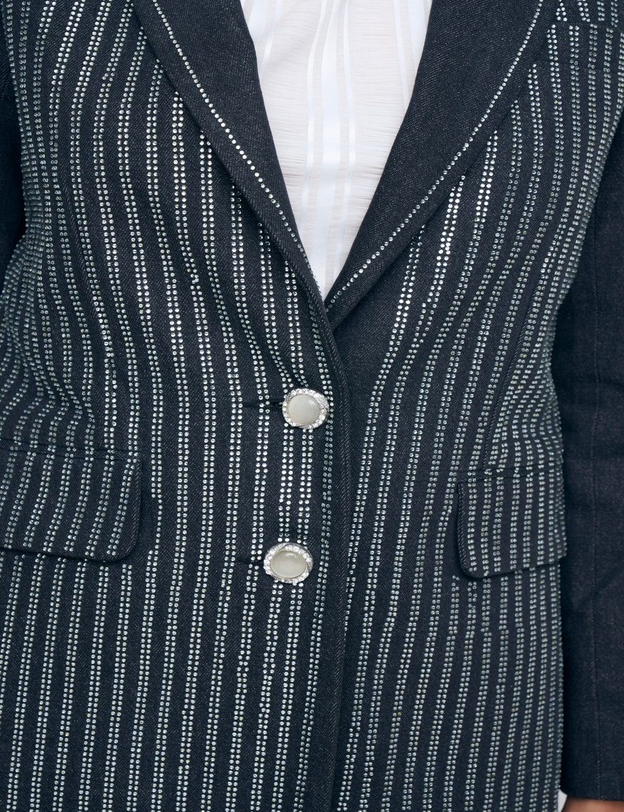 SACO TAILOR SHINY STRIPES