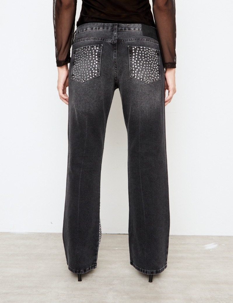 JEANS KATE MOTO BLING