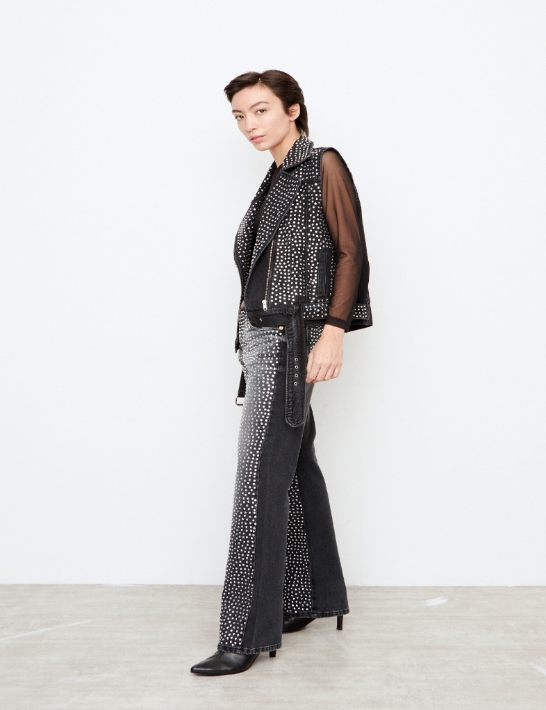 JEANS KATE MOTO BLING