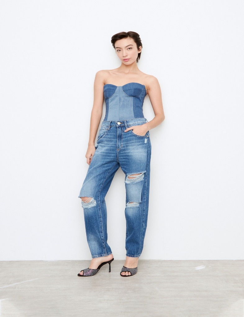 JEANS CARROT SUKI DESTROYED