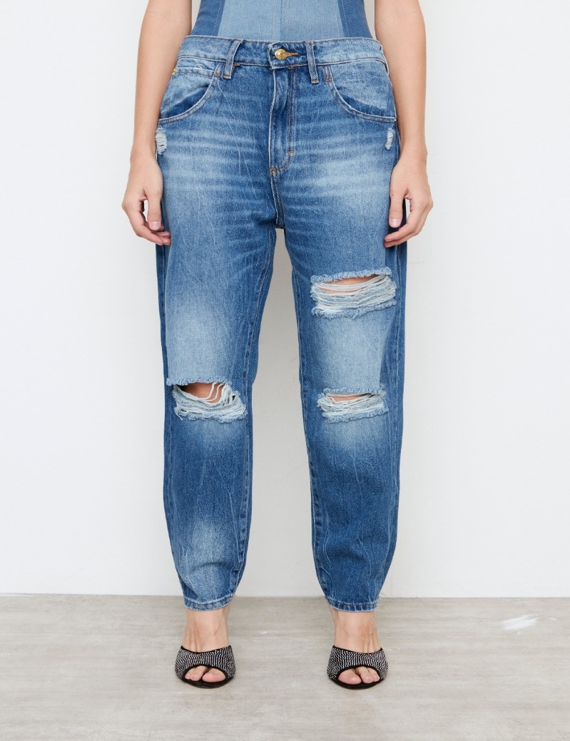 JEANS CARROT SUKI DESTROYED