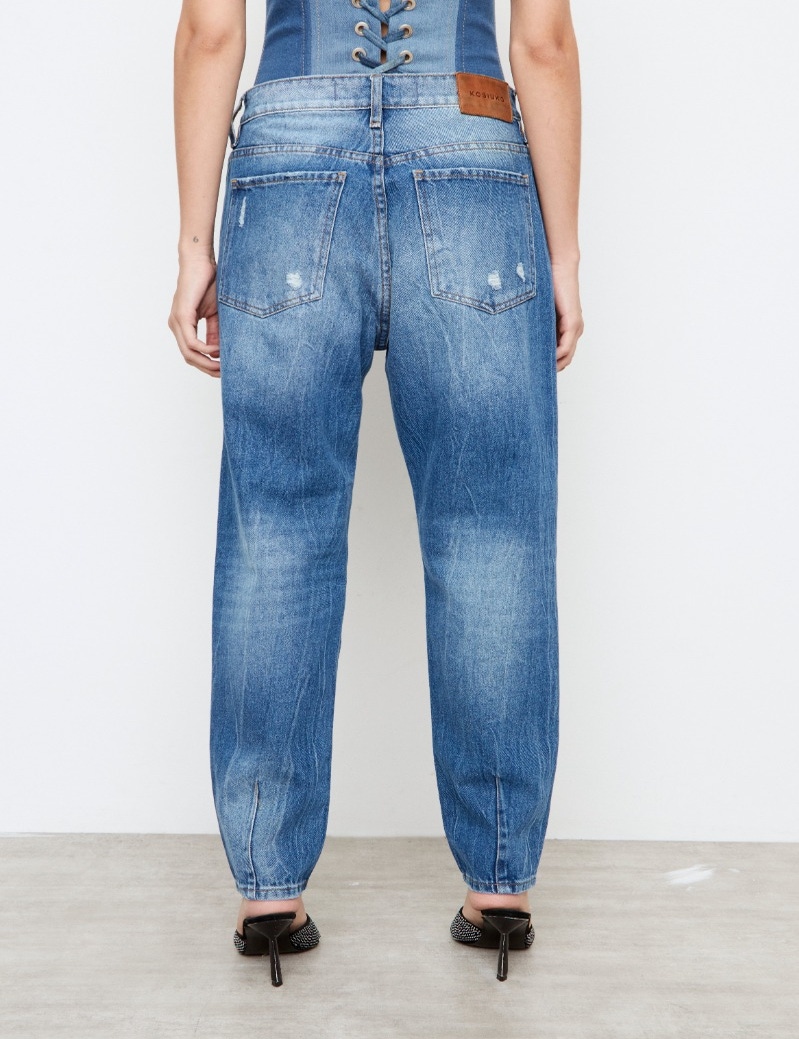 JEANS CARROT SUKI DESTROYED