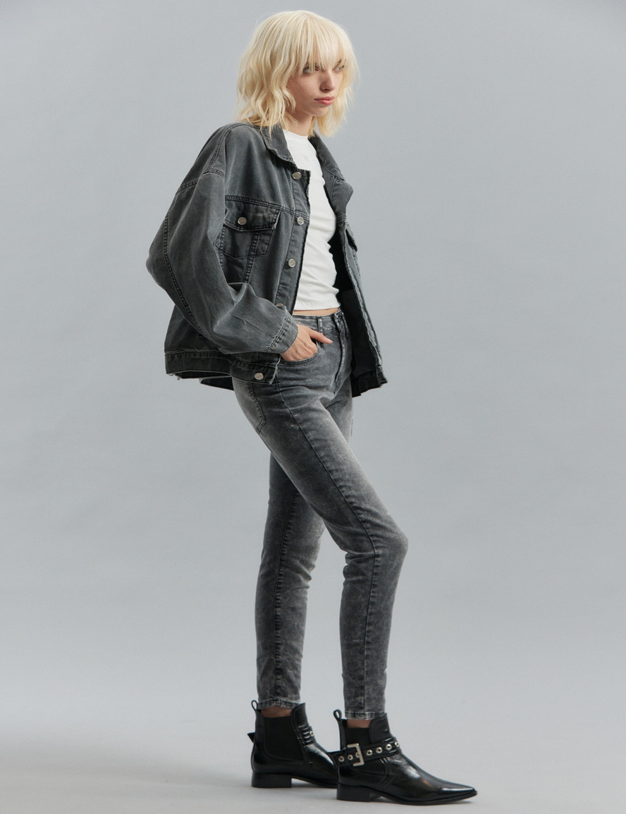 JEANS CHUPIN HIGH MEGA BLACK