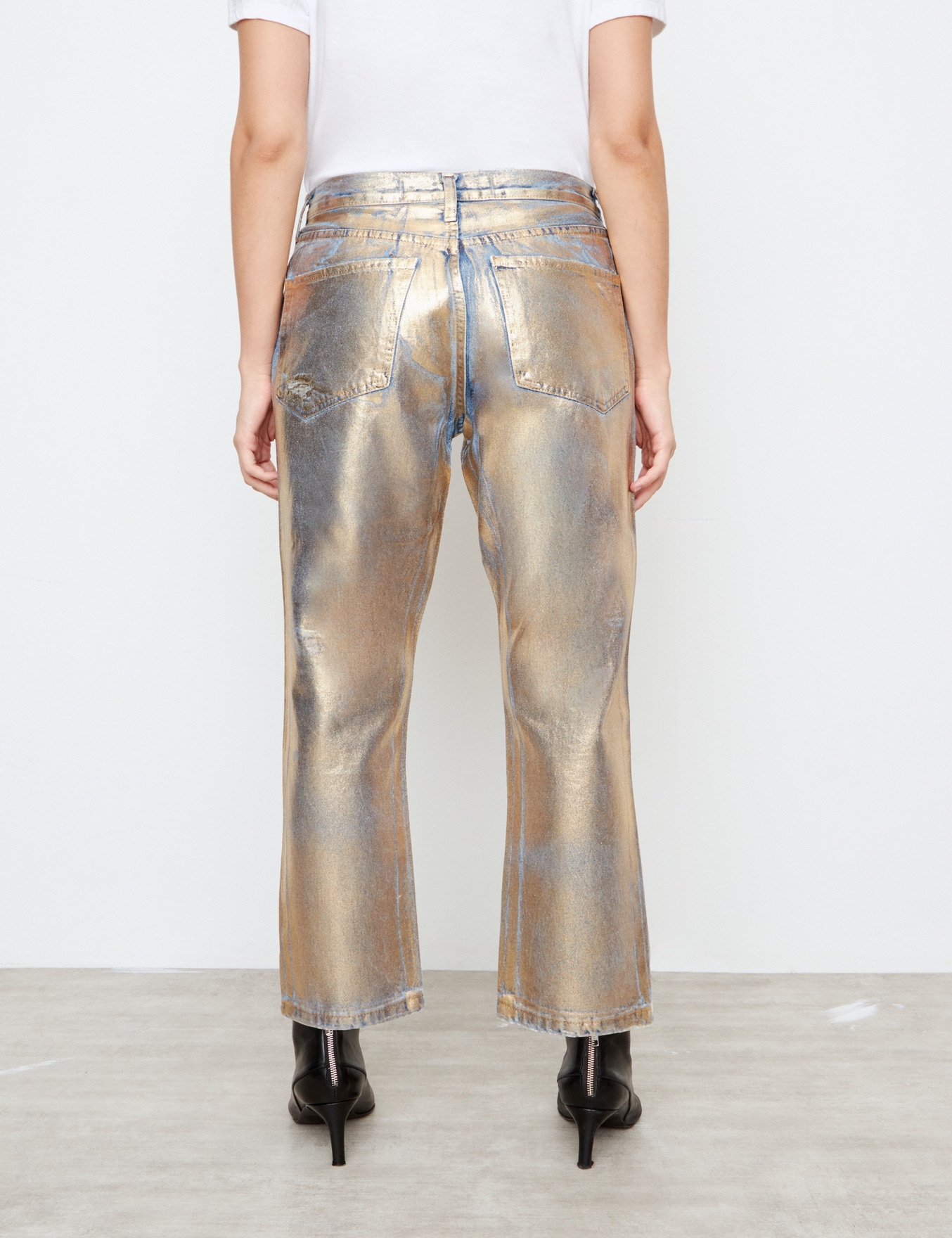 JEANS GINGER METALLIC GOLDEN