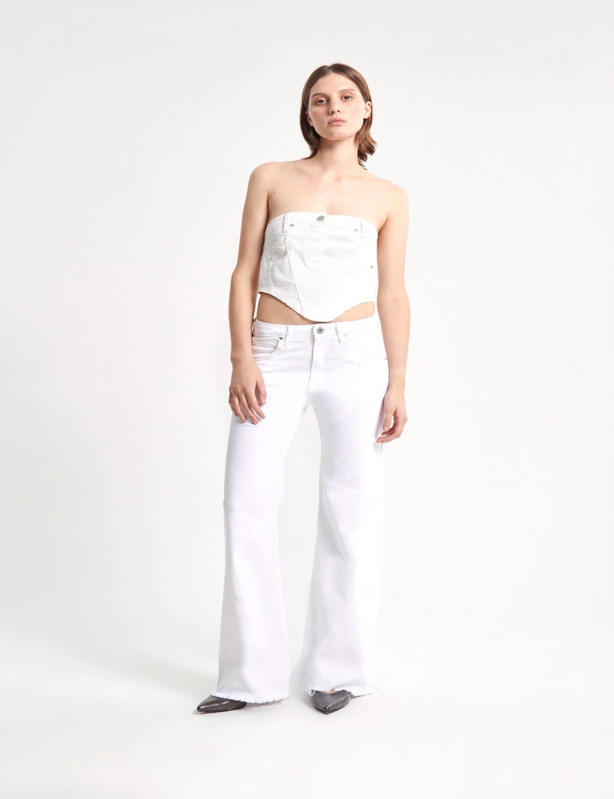 PANTALÓN FUNKY WHITE STRETCH