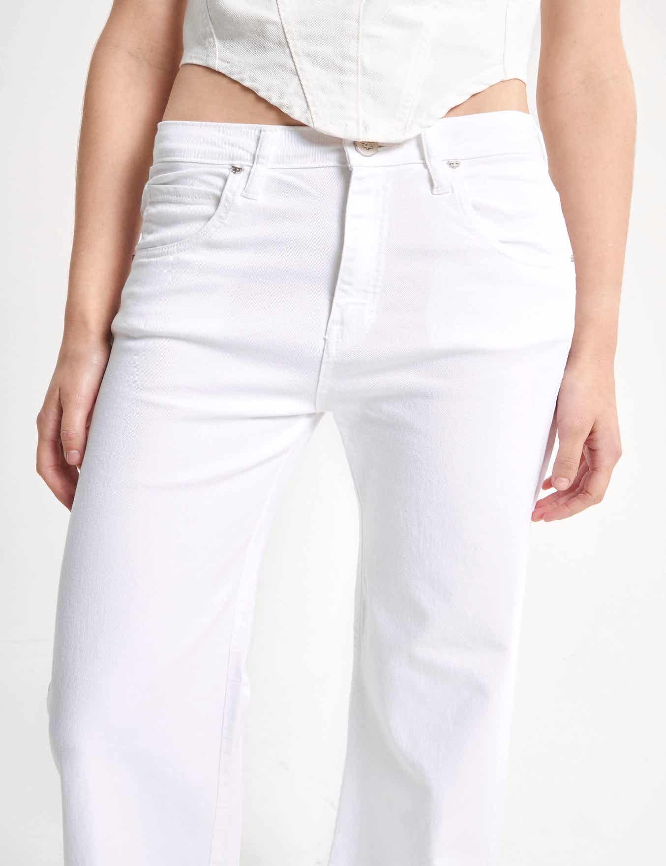 PANTALÓN FUNKY WHITE STRETCH