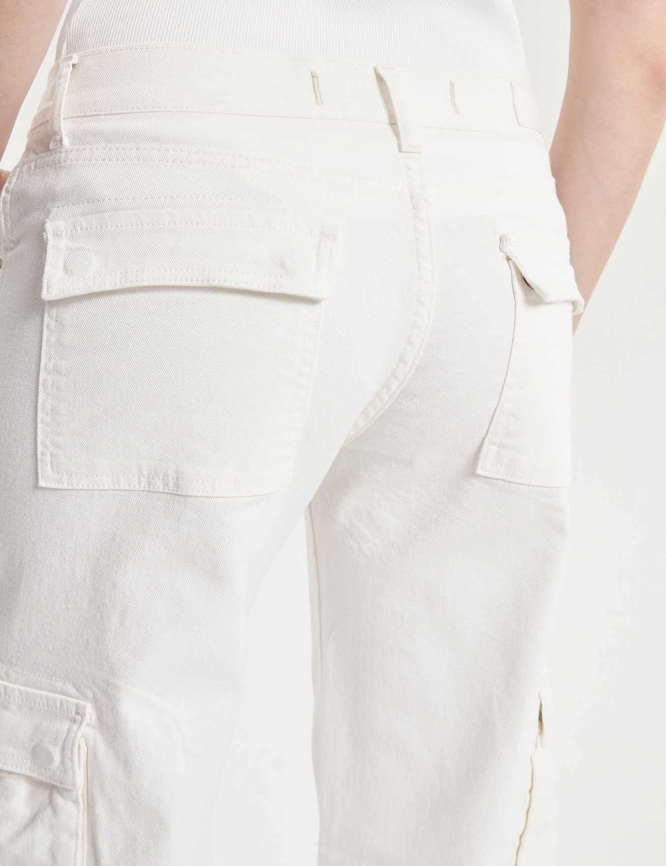 PANTALÓN CARGO GIGI WHITE