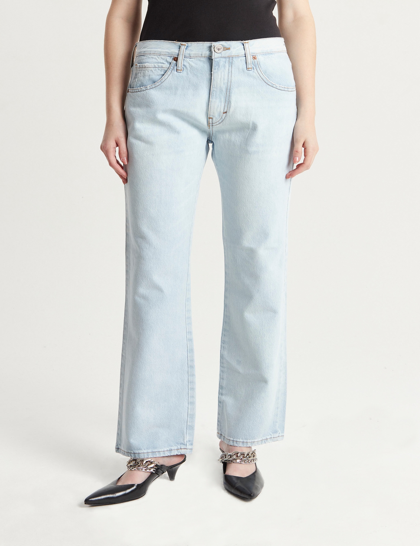 JEANS KATE WIDE BLUE BLEACH