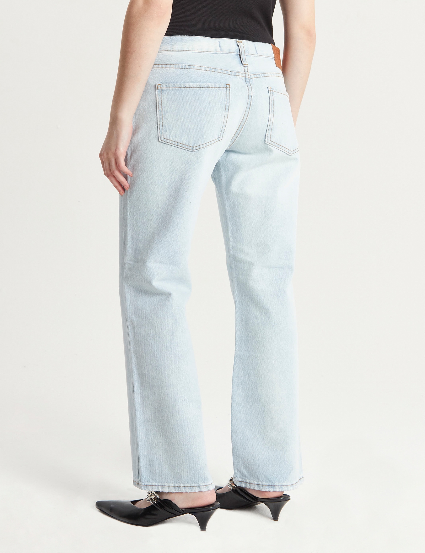 JEANS KATE WIDE BLUE BLEACH