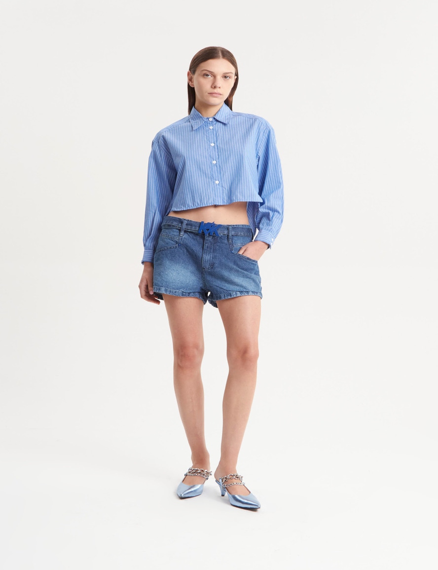 SHORT CATANIA BELT BLUE