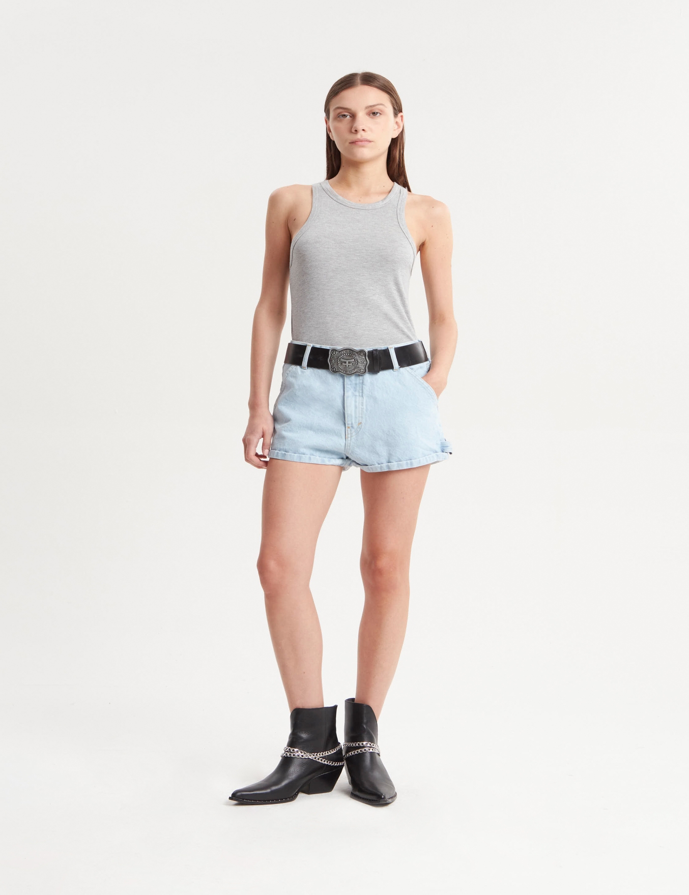 SHORT LOVERS LIGHT BLUE