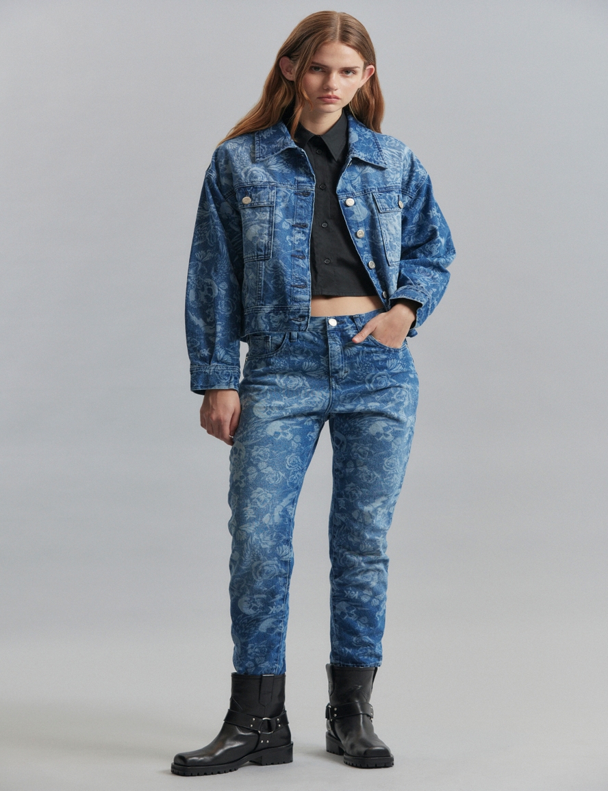 JEANS BOYFIT LASER SHOT