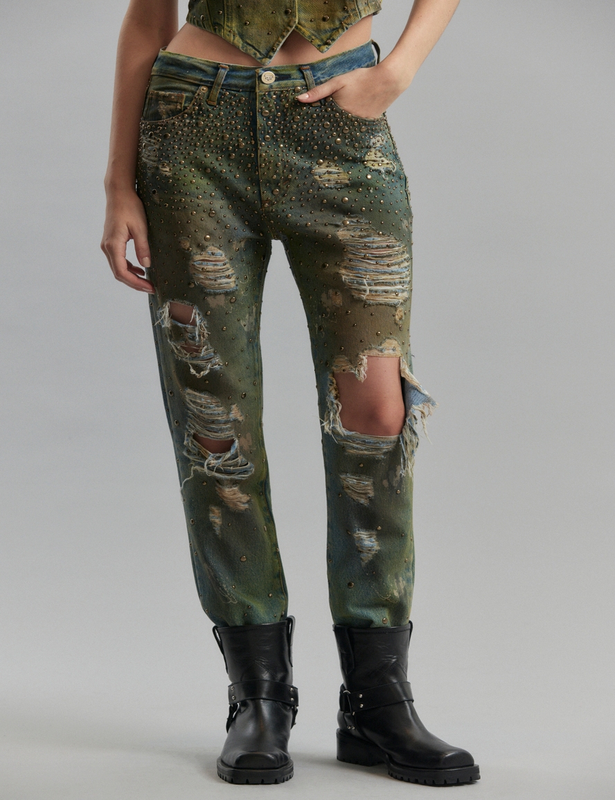 JEANS GINGER KING STUDS