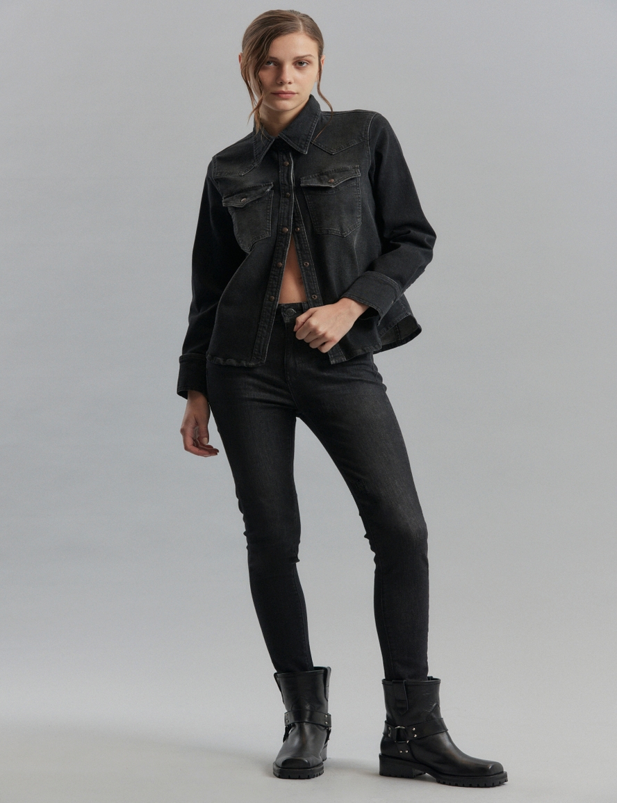 CAMISA APPLE BLACK