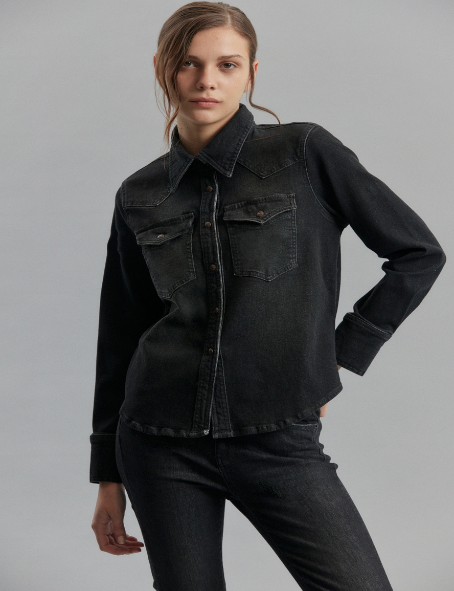 CAMISA APPLE BLACK