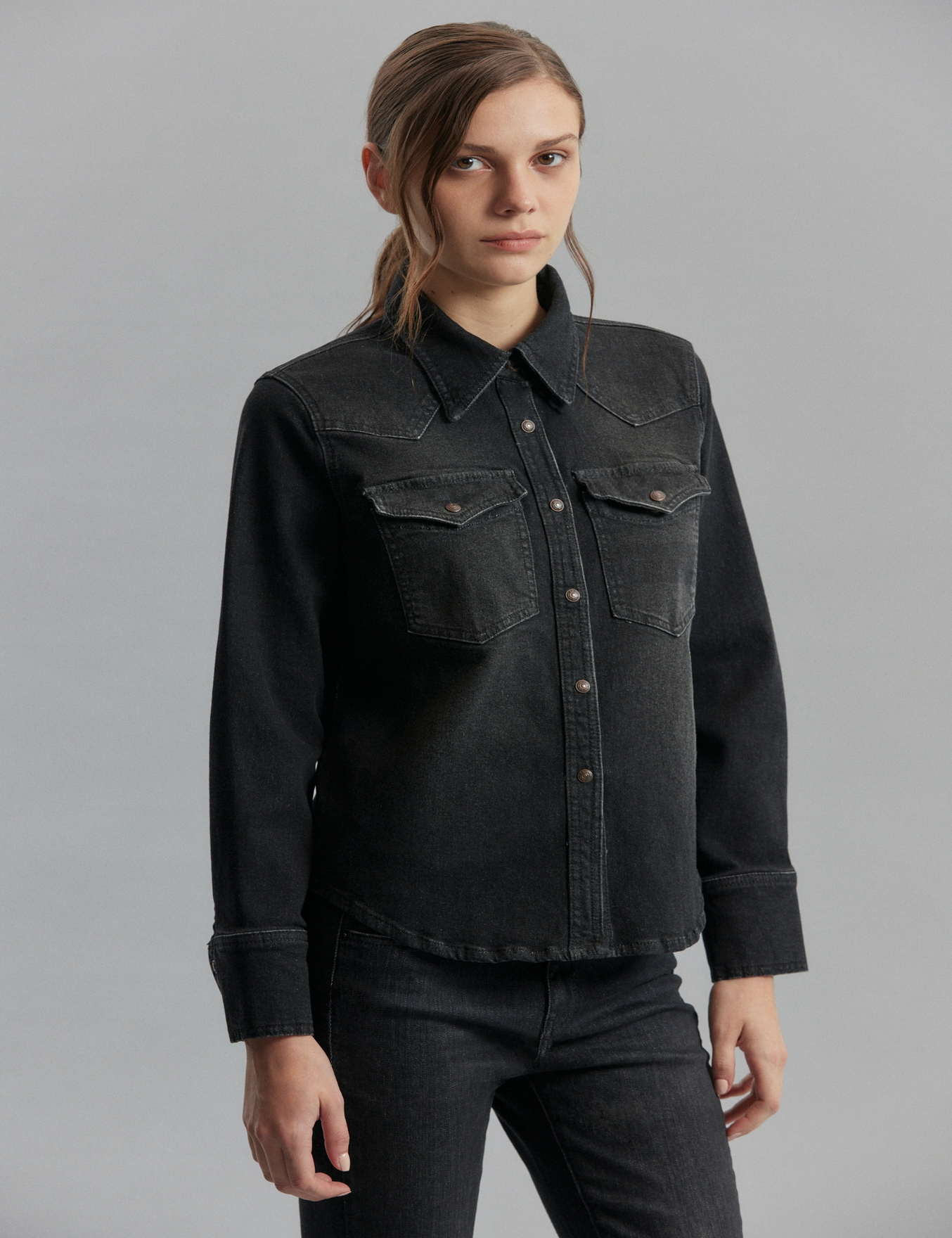 CAMISA APPLE BLACK