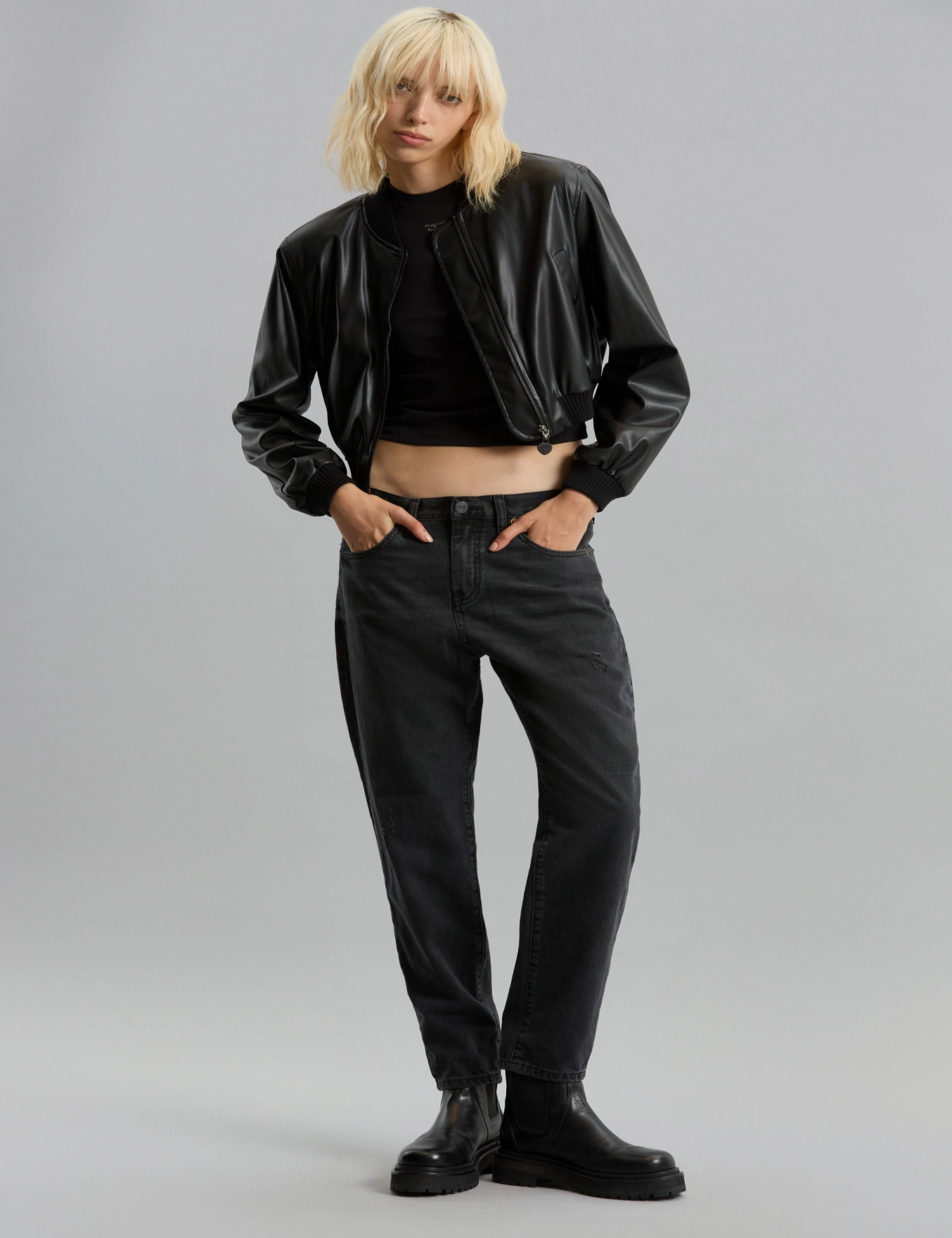 JEANS BOYFIT BLACK SOUL