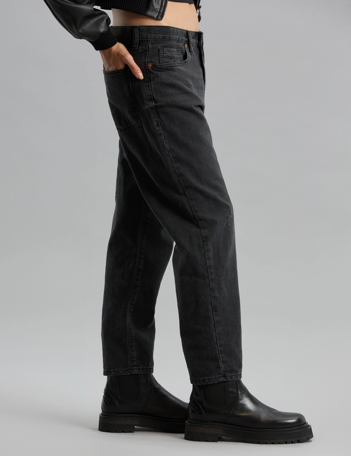 JEANS BOYFIT BLACK SOUL