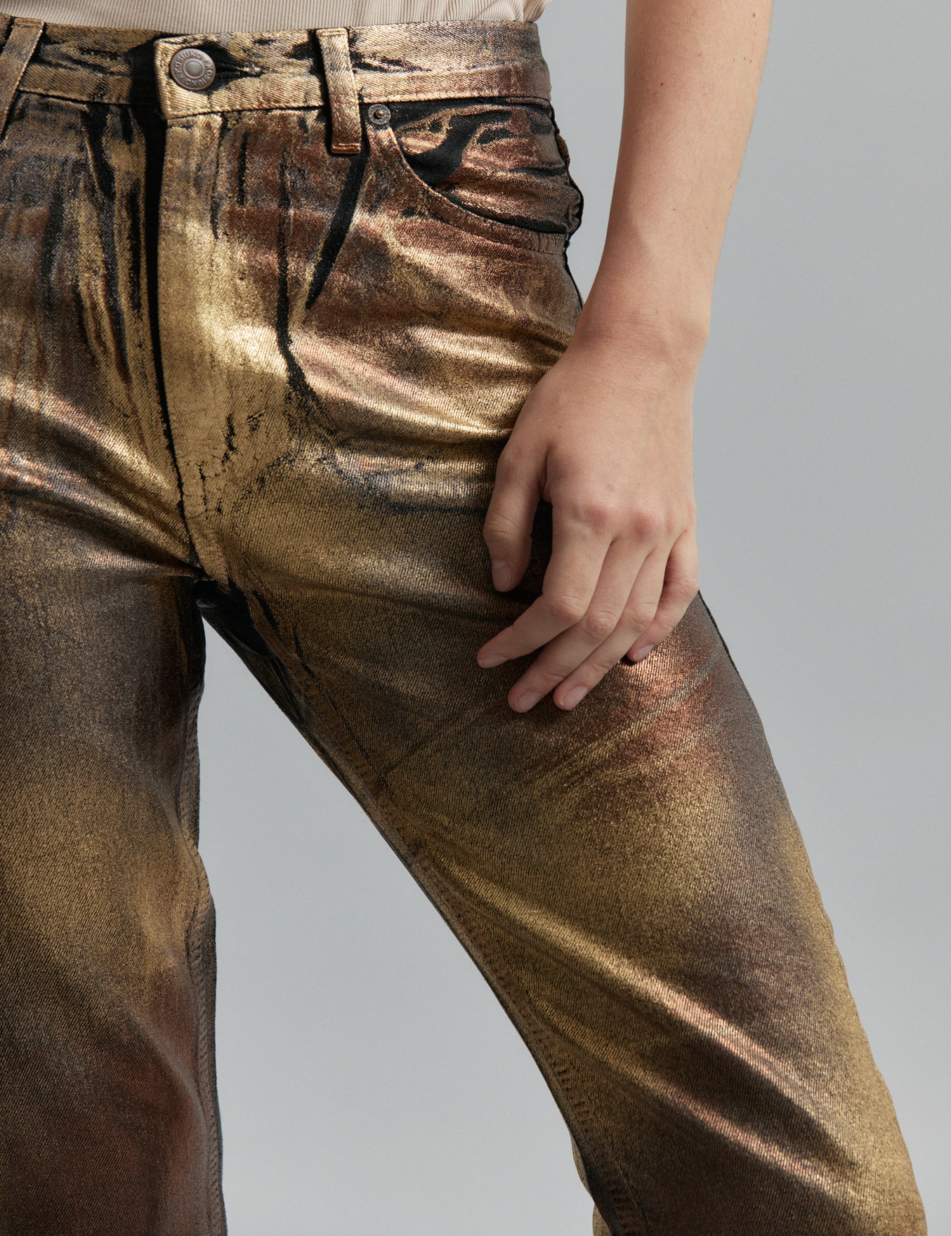 JEANS GINGER VINTAGE GOLD