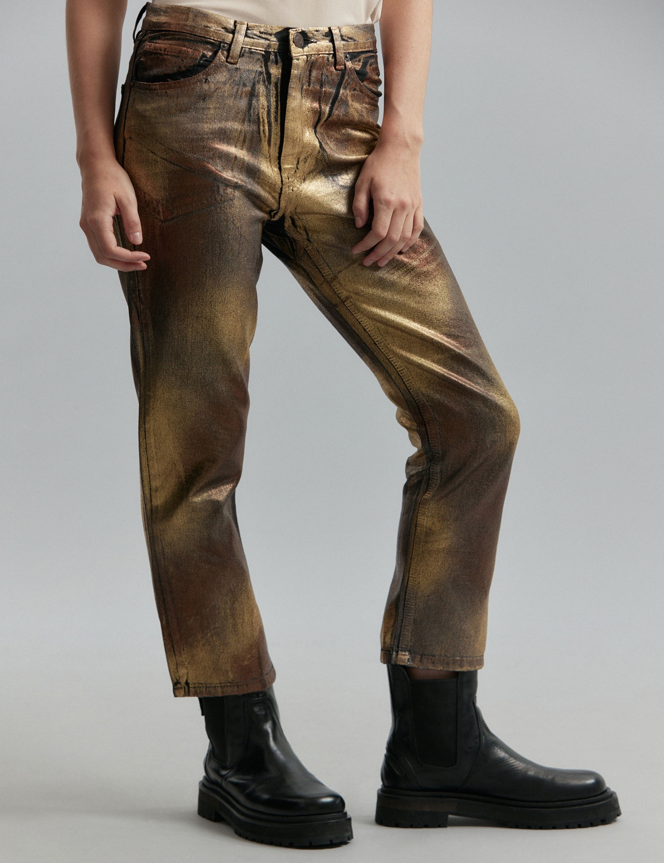 JEANS GINGER VINTAGE GOLD