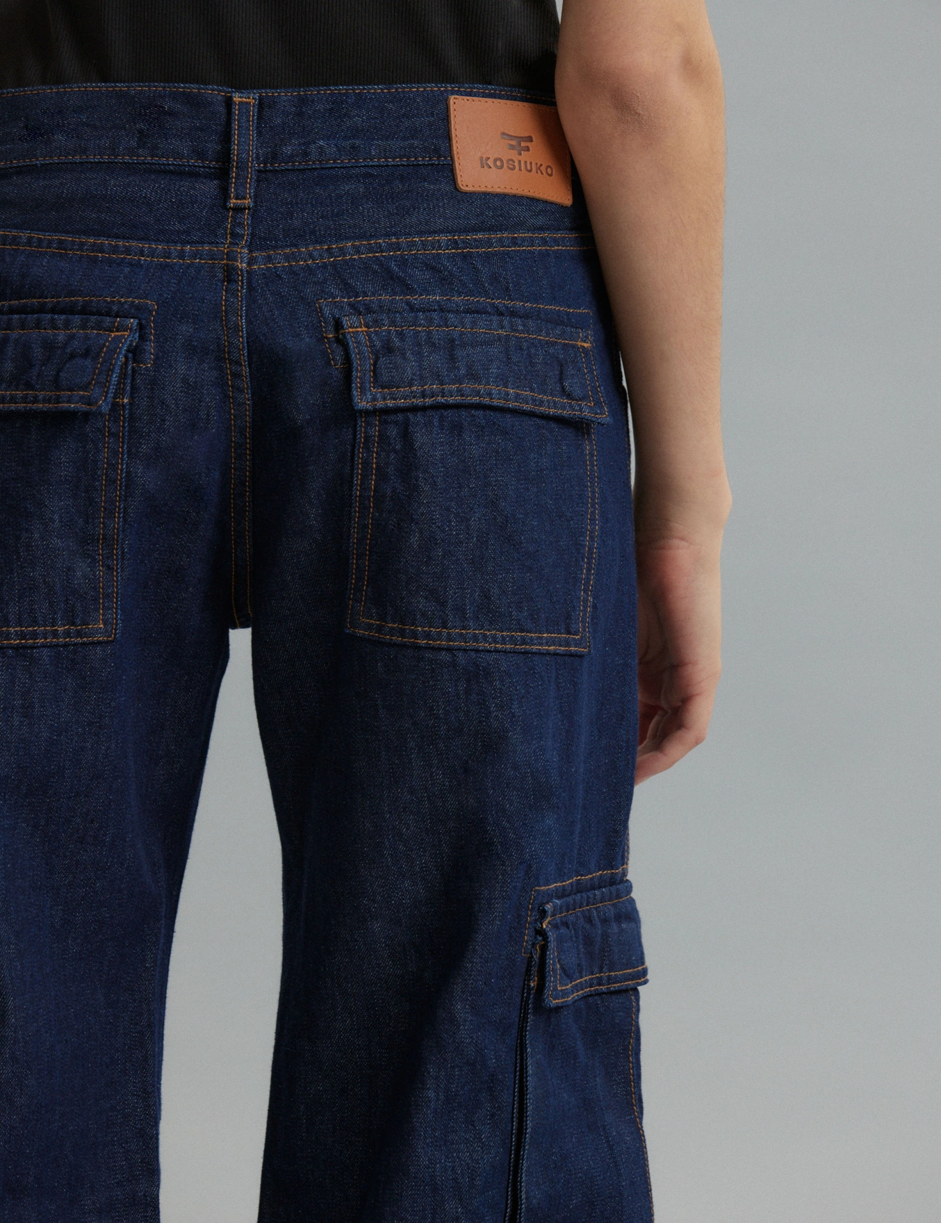 JEANS CARGO GIGI RAW