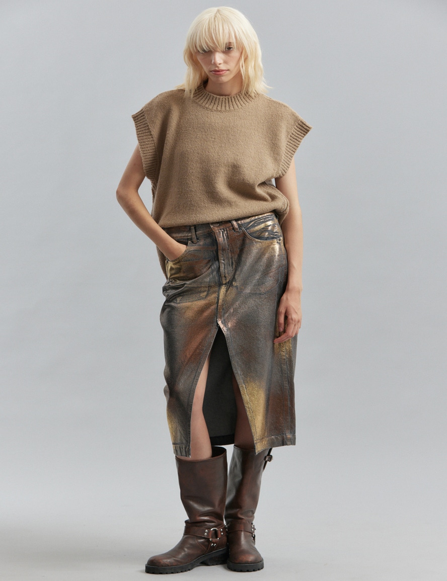 FALDA ALICE VINTAGE GOLD