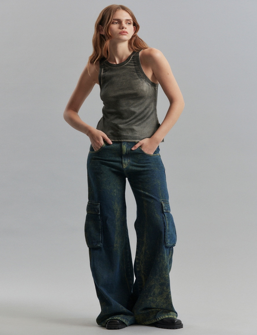 JEANS CARGO GIGI MOSS