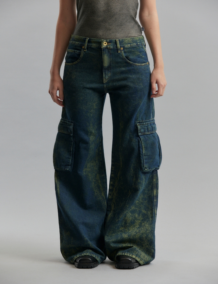 JEANS CARGO GIGI MOSS
