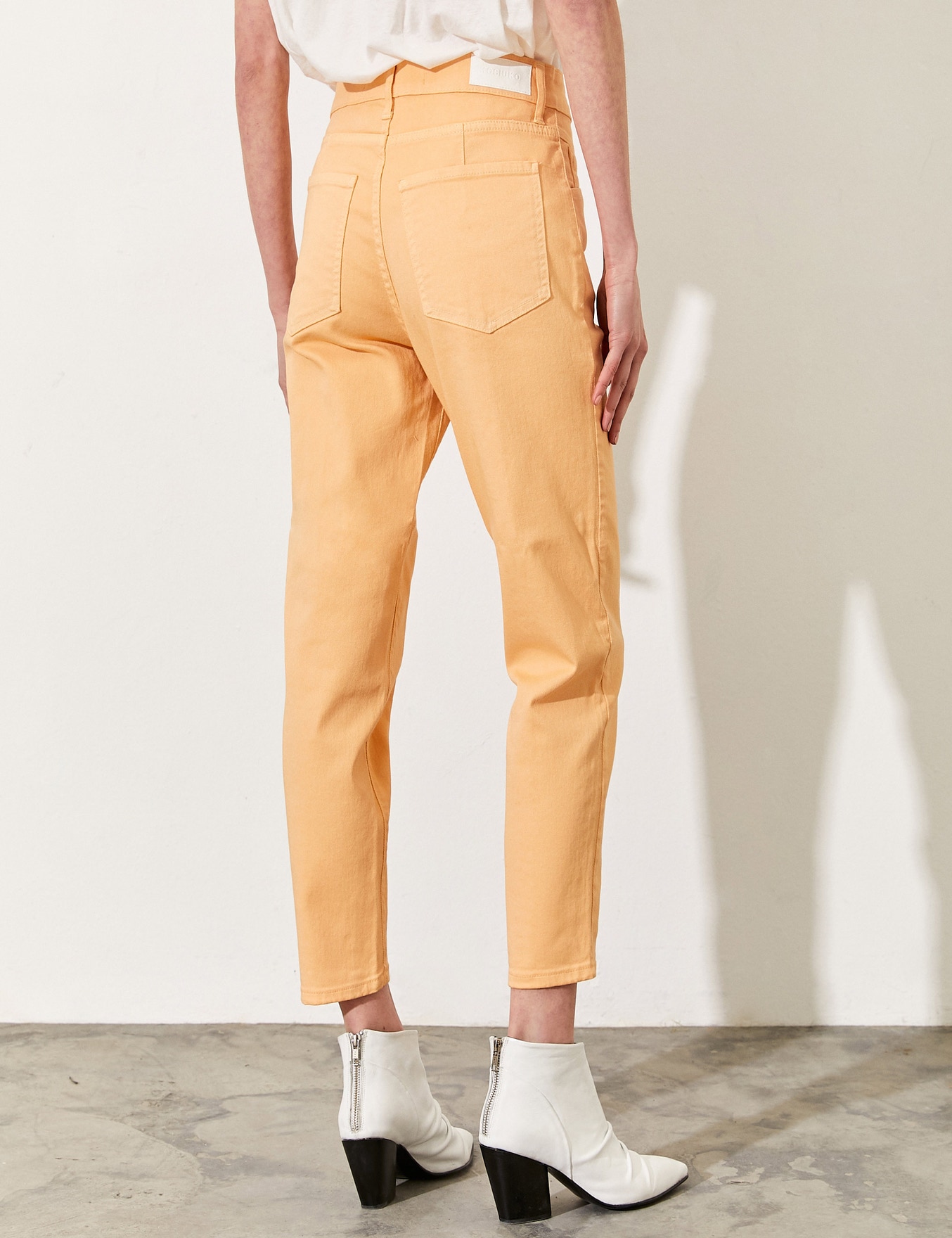 JEANS FRENCH NARANJA
